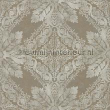 Medevi Mirror antique silver papel de parede Zoffany Vendimia Velhos 