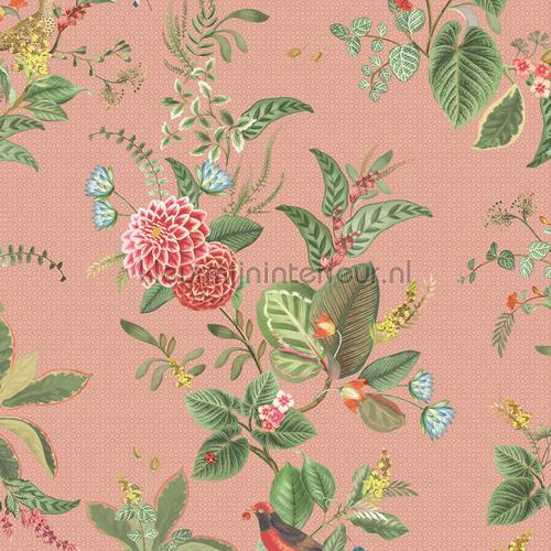 Floris roze papier peint 300111 romantique moderne Eijffinger