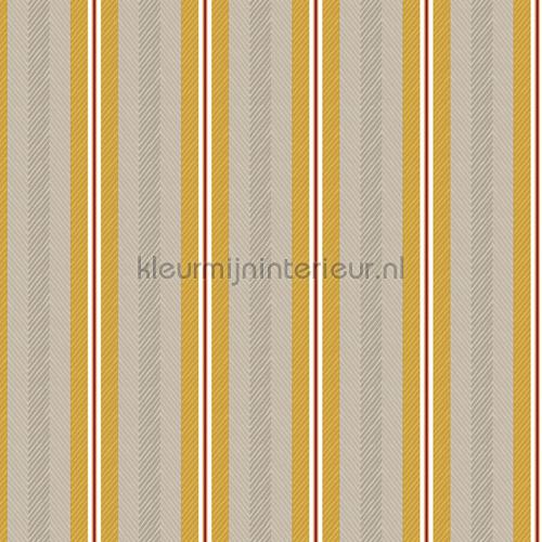 Blurred lines okergeel caramel behaang 300133 romantisch modern Eijffinger