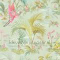 Palm scene groen papier peint 300144 romantique moderne Styles