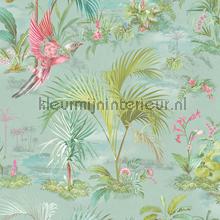 Palm scene blauw tapet 300145 Pip Studio 5 Eijffinger