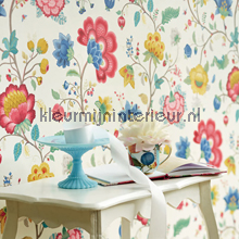 Pip floral fantasy white behaang Eijffinger PiP Wallpaper III 341030