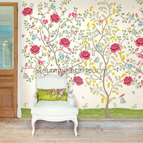 PIP Morning Glory Wit Behang papier murales 341094 PiP studio wallpaper Eijffinger