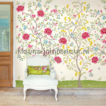 PIP Morning Glory Wit Behang papier murales Eijffinger PiP studio wallpaper 