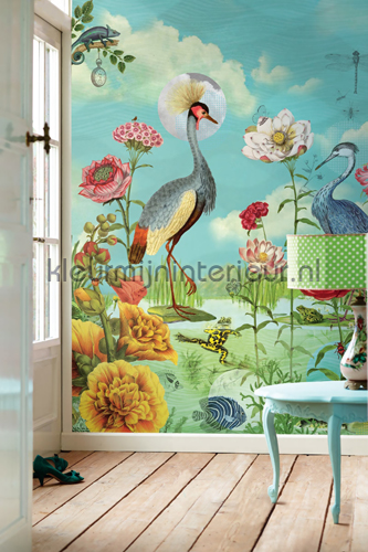 Pip Kiss the Frog  fotobehang 341099 PiP Wallpaper III Eijffinger