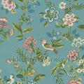 PiP Botanical Print Sea Blue behang 375062 Pip Wallpaper IV Eijffinger