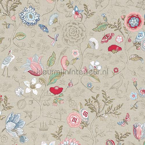 PiP Spring to Life Khaki behang 375001 Pip Wallpaper IV Eijffinger