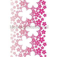 Flower power XL sticker wallstickers AS Creation vindue stickers 