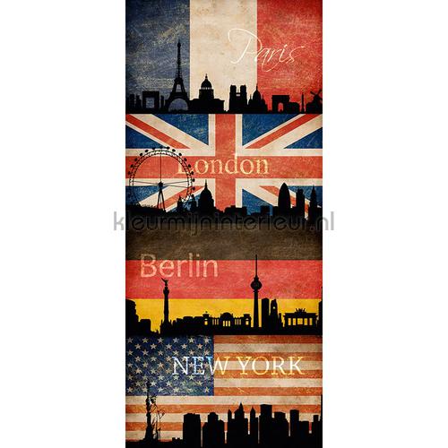 Flags united XL sticker decorative selbstkleber 942491 teenager AS Creation