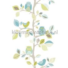 Colorful owls and birds XL sticker adesivi murali AS Creation sport 