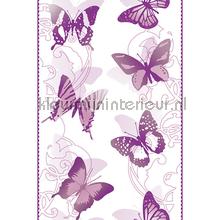 Purple butterflies XL sticker adesivi murali AS Creation sport 