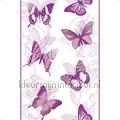 Purple butterflies XL sticker wallstickers 942582 dyr Temaer