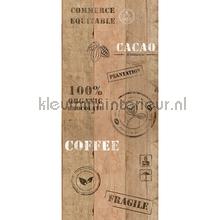 Koffie kistje XL sticker interieurstickers AS Creation abstract modern 