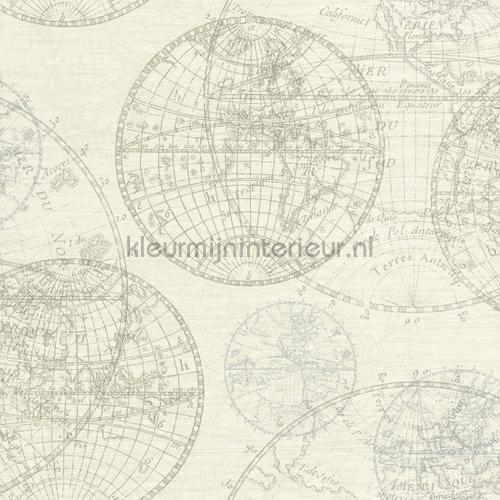 Globe behang papier peint 289427 nostalgique Rasch