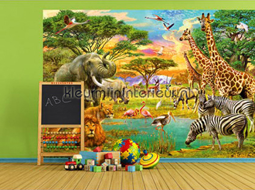 African Animals fotobehang 00154 aanbieding fotobehang Ideal Decor