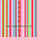 Kleurige strepen - rood/blauw/groen papel de parede Esta home Vendimia Velhos 