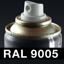 RAL 9005 Gitzwart pintura carro ral spraycan 