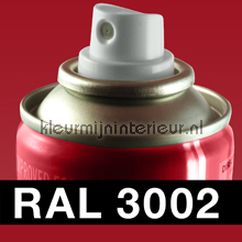 RAL 3002 Karmijnrood peinture voiture ral spraycan 