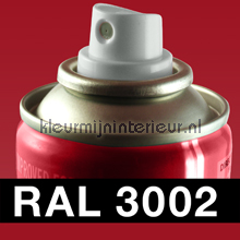 RAL 3002 Karmijnrood vernice auto ral spraycan 