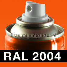 RAL 2004 Zuiver oranje pintura para coches pintura ral en spray 