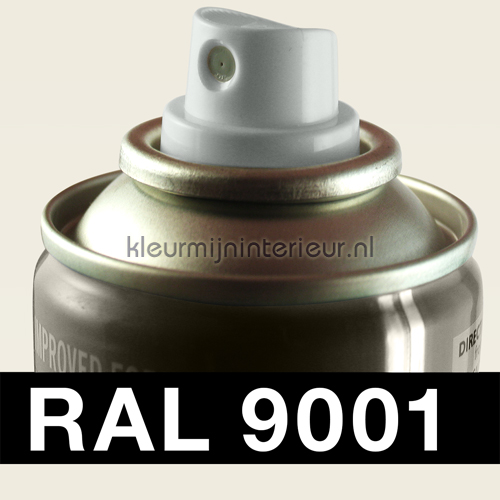 RAL 9001 Cremewit autolak RAL spuitbus sneldrogend