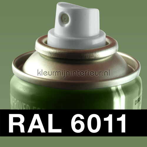 RAL 6011 Resedagroen carpaint ral spraycan