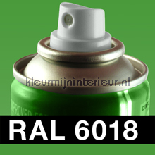 RAL 6018 Geelgroen pintura carro ral spraycan 