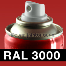 RAL 3000 Vuurrood pintura carro ral spraycan 