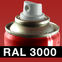 RAL 3000 Vuurrood autolak RAL spuitbus sneldrogend 