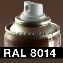 RAL 8014 Sepiabruin carpaint ral spraycan 
