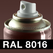 RAL 8016 Mahoniebruin carpaint ral spraycan 