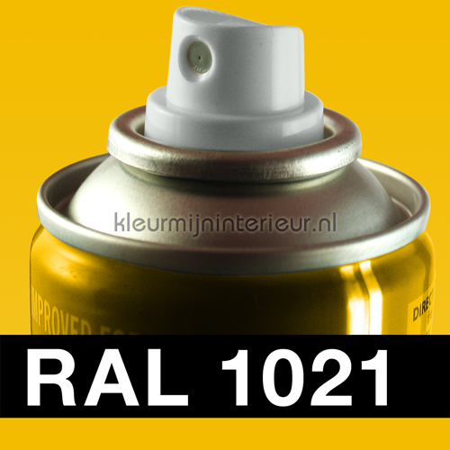 RAL 1021 Koolzaadgeel peinture voiture ral spraycan