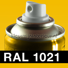 RAL 1021 Koolzaadgeel pintura carro ral spraycan 