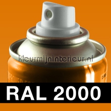 RAL 2000 Geeloranje pintura carro ral spraycan 