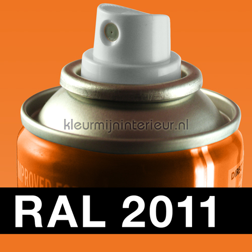 RAL 2011 Diep oranje peinture voiture ral spraycan