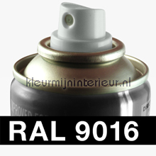 RAL 9016 Verkeerswit pintura carro ral spraycan 