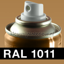 RAL 1011 Bruinbeige autolak RAL spuitbus sneldrogend 