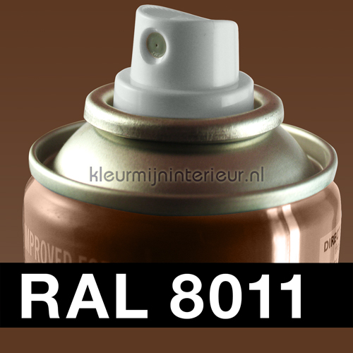 RAL 8011 Notenbruin autolak ral spraycan