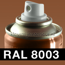 RAL 8003 Leembruin carpaint ral spraycan 