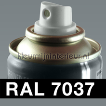 RAL 7037 Stofgrijs autolak RAL spuitbus sneldrogend 