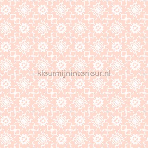 Bloemruiten behang 27131 Baby - Peuter Behang Expresse