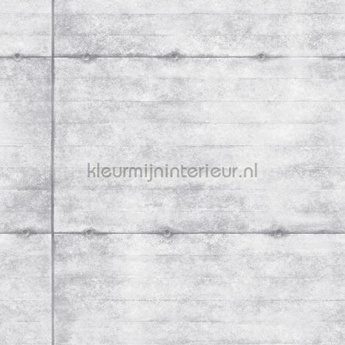 Concrete blocks light grey tapet FD22303 Reclaimed Dutch Wallcoverings