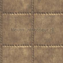 Metal plate with nails papier peint FD22341 Reclaimed Dutch Wallcoverings