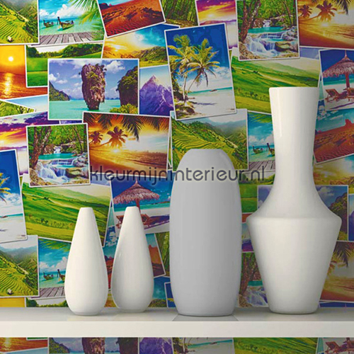 Vakantie fotos behang J81304 fantasie Dutch Wallcoverings