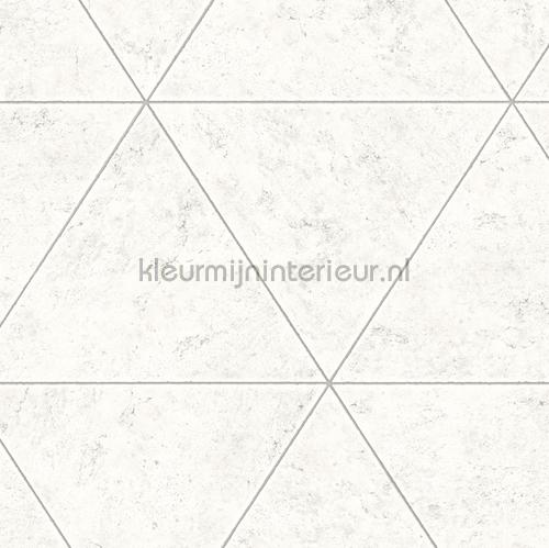 Natuursteen met diagonalen behang 2540-24015 beton Dutch Wallcoverings