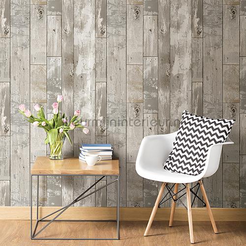 Oud geschilderd hout behang 2540-24054 Dutch Wallcoverings