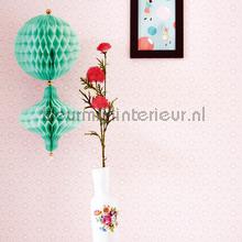 Relief bloem licht roze wallcovering 383572 girls Eijffinger