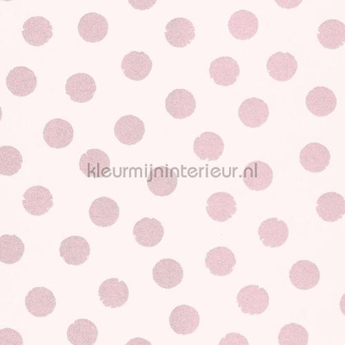 Roze glitter stippen papier peint 383594 adolescence Eijffinger