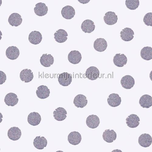 Paarse glitter stippen wallcovering 383596 girls Eijffinger