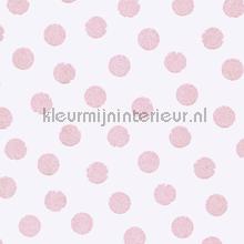 Roze glitter stippen wallcovering Eijffinger Vintage- Old wallpaper 